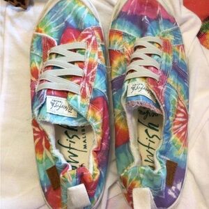 Blowfish tie dye slip on sneakers NWOT